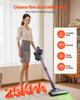 Cordless Vacuum Cleaner, 25KPA Max Powerful Suction, Rechargeable Anti-Tangle Stick Vacuum with Dust Cup, Lightweight Handheld Vac with 35mins Runtime