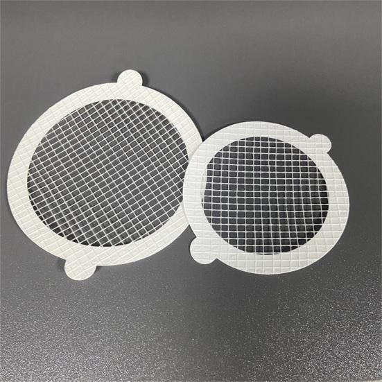 30Pcs Sink Strainers Disposable Self-adhesive Fiber Shower Drain Hair Trap Mesh Stickers for Bathroom
