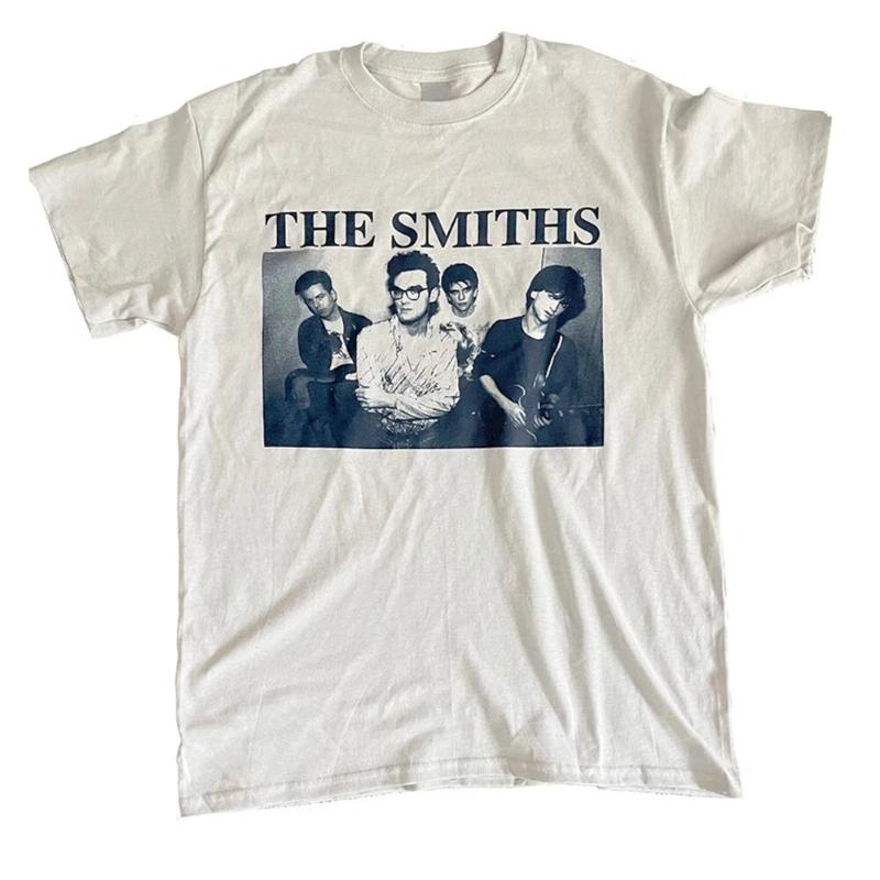 American The SMITHS T-Shirt Morrissey Alt Indie Rock Band Men's T-Shirt Summer New Vintage Fashion Men's and Women's Streetwear