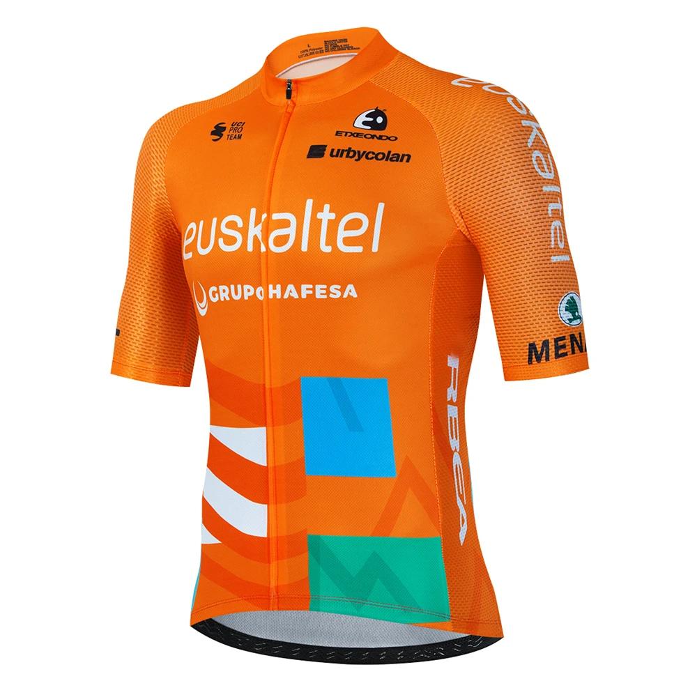 

2026 Euskaltel Euskadi Cycling Jersey Set Summer Cycling Clothing Men Kits Road Bike Shirts Suit Bicycle Bib Shorts MTB Maillot M