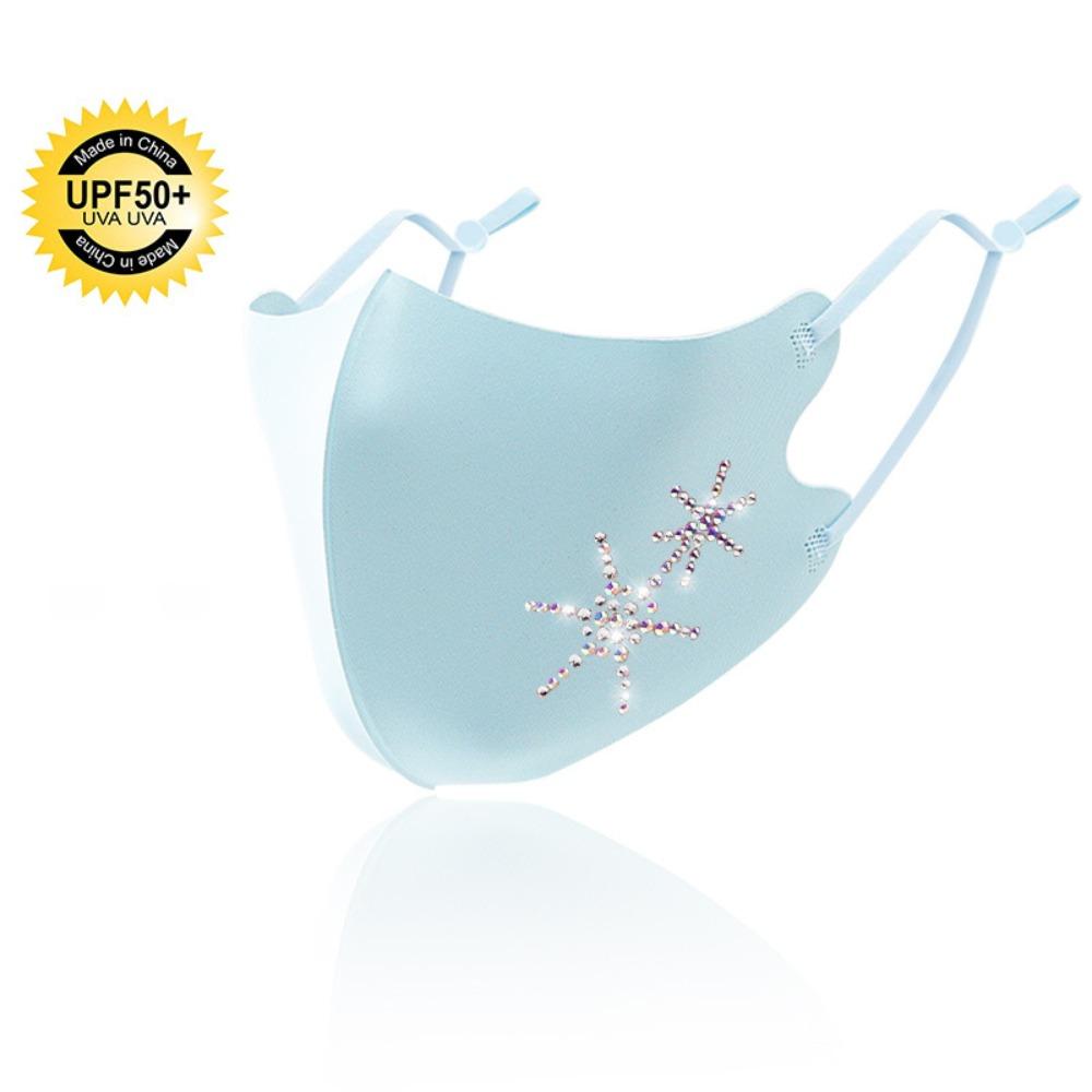 Breathable Ice Silk Mask Anti-UV Anti-sun Mask Fashion Riding Face Mask  Gift