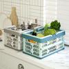 Thickened Folding Storage Basket Stackable Collapsible Storage Crate Plastic Storage Box Camping