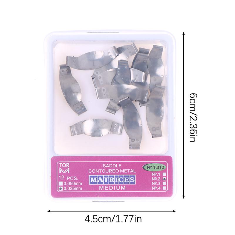 Dental Sectional Contoured Metal Matrices Matrix Band Seperating Ring Dentist Tools Teeth Forming Dental Supplies