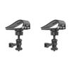 1/2PCS Car Sun Visor Mount Bracket 1/4 Inch Holder for DJI Osmo Pocket 3 Action 4 Insta360 Action Camera Accessories