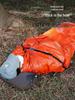 Outdoor Emergency PE Aluminum Film Sleeping Bag - Cold Relief, Warmth, Rain Protection, and Tent Storage
