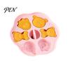 Small Dessert Molds Silicone Bear Cake Mold, Steamer Safe Food Baking Pan for Kids, DIY Making Tools Non Stick Reusable Heatproof Muffin Pudding Jelly