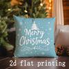 Home Decor Christmas-Themed Cute Pillow Covers For Home Pattern Cushion Cover Suitable For Sofa Bedroom Car Pillow Cover