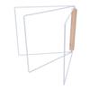 Countertop Dishcloth Drying Rack White Metal 3 Arms Hand Towel Stand for Kitchen Bathroom