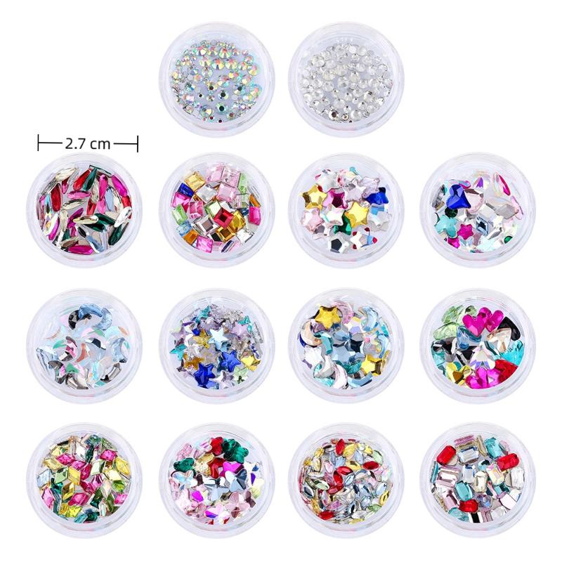 1 Set Dental Tooth Gems Crystal Glass Diamond Butterfly Shaped Ornament Diy Tools Various Shapes Color Teeth Jewelry Decorations