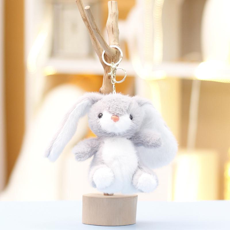 Plush Keychain Bunny Pendant Stuffed Animal With Pp Cotton Collectors Filling