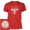 Van Halen '79 World Tour Red 1979 S-XXL Official Licensed Rock Band Merch Tshirt