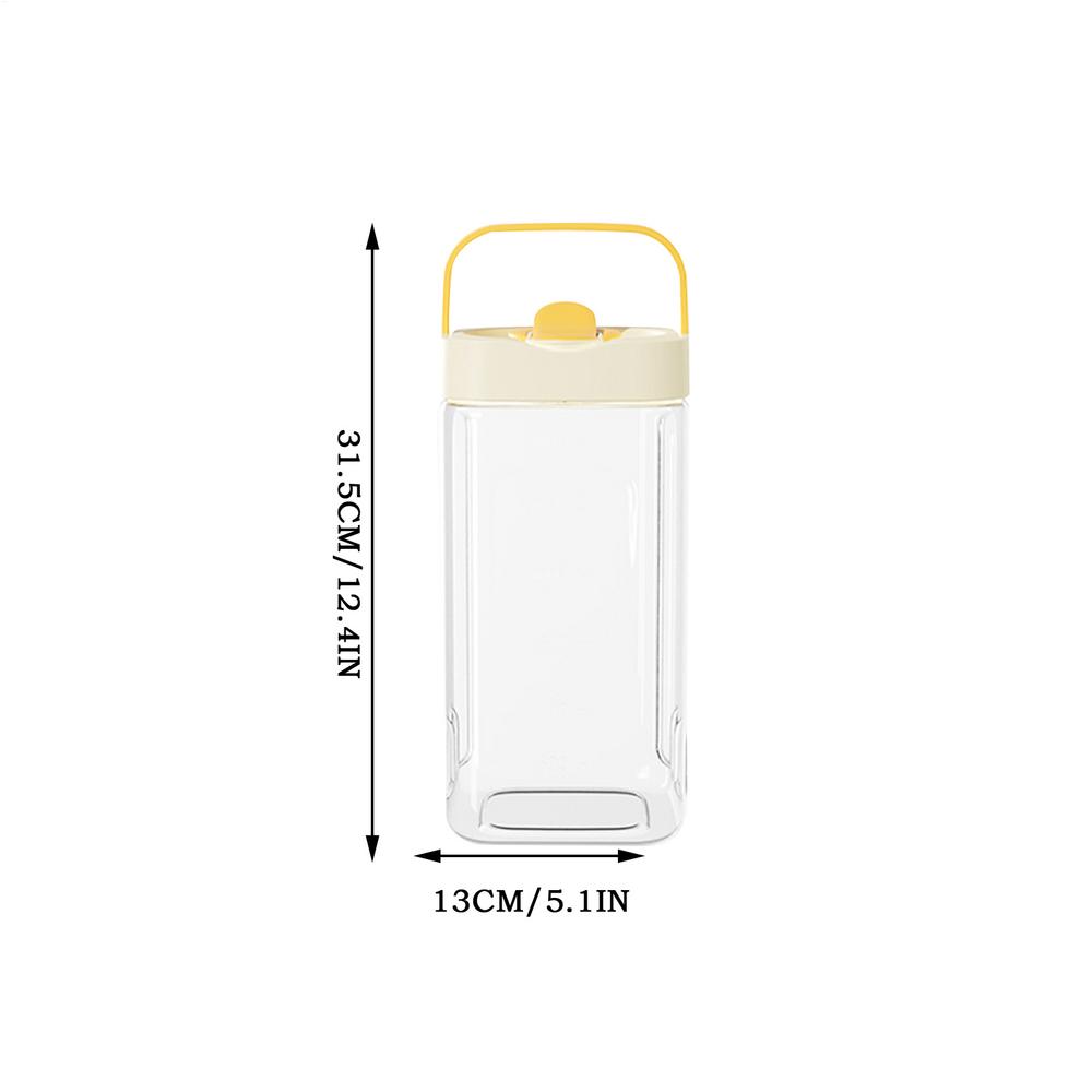 Fridge Drink Dispenser Drink Dispenser Water Container For Fridge Leakproof Large Jug Tea Pitcher Juice Container For Kitchen