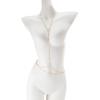 Körperkette für Damen, Schlanke Taille und Brustkette, Verstellbarer Strand Bikini Schmuck, Sexy Festival Layered Körper Schmuck