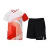 Li Ning Training Sports Quick-Dry Short Sleeve T-Shirt And Shorts Set Men Sets White Black AAYS011-1+ AKSR471-1