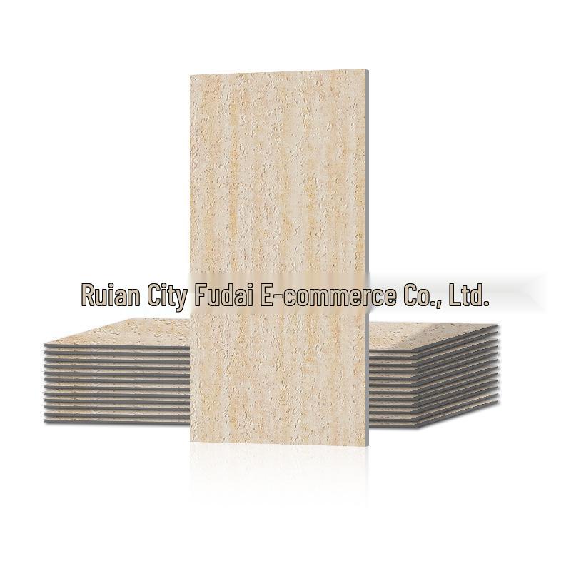 Waterproof 3D Travertine-Style Flexible Wall Panel Wallpaper