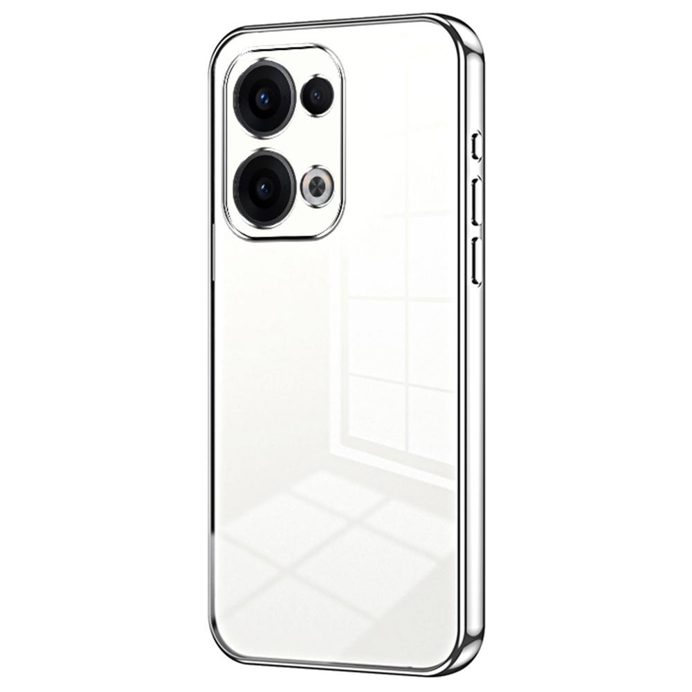 Pour Oppo Reno13 5G (Global) Coque Cadre Électroplaqué Housse de Téléphone en TPU Souple