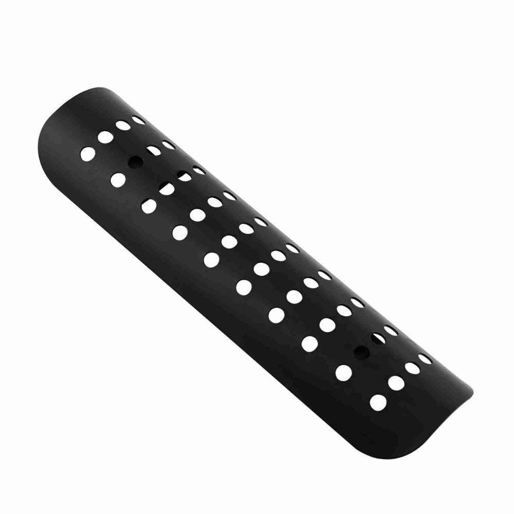 Aluminum Motorcycle Heat Shield Ventilation Hole Stainless Steel Clamps Exhaust Heat Cover Thermal Insulation Scratch
