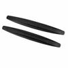 Universal Car Front Corner Rear Bumper Guard Protector Carbon Fiber Anti-collision Strip (Black)