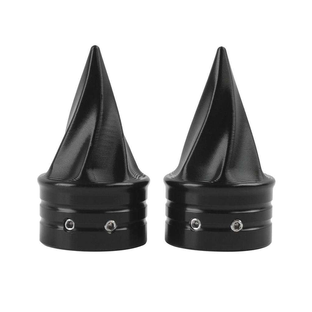 Motorcycle Front Axle Cap Nut Covers Twisted Caps For Harley Sportster Touring Road King FLHX Dyna Softail Fat Boy VRSC 08-2023