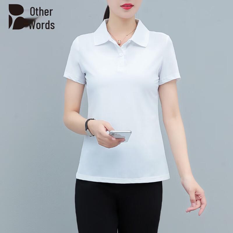 Bieyu Women s Summer Ice Silk Quick-Dry Sports Polo Shirt 3XL