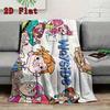 roadside school 2D Flat Pattern Flannel Blanket High quality All Seasons Warmth and Comfort Perfect for Christmas Gifts.DMT0925159