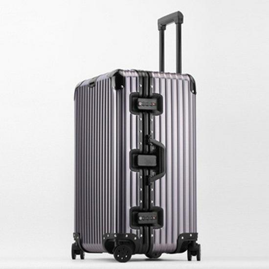 Aluminum Magnesium Alloy Trolley Case with Universal Wheels - 32" Extra Large Suitcase, Sports Edition for Men & Women