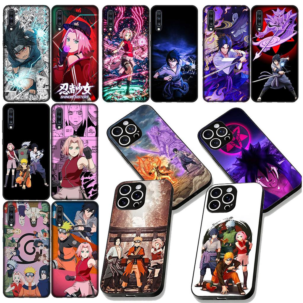 Haruno Sakura Narutos Sasuke Uchiha Phone Cover for Samsung Galaxy Note 20 9 10 S8 S10 Lite S9 Plus A54 A53 A21S S10E A17 Case