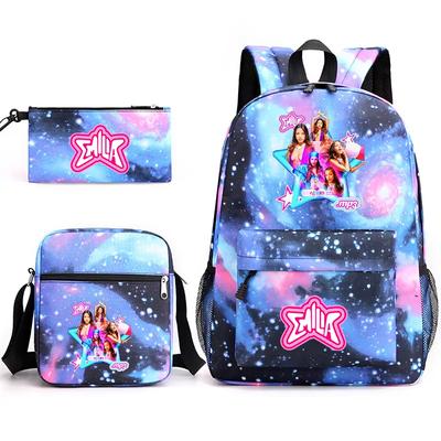 New Fashion Emilia Mernes 3-Piece Backpack Boys Girls School Emilia Mernes Backpack Shoulder Bag Pencil Bag School Book Bag