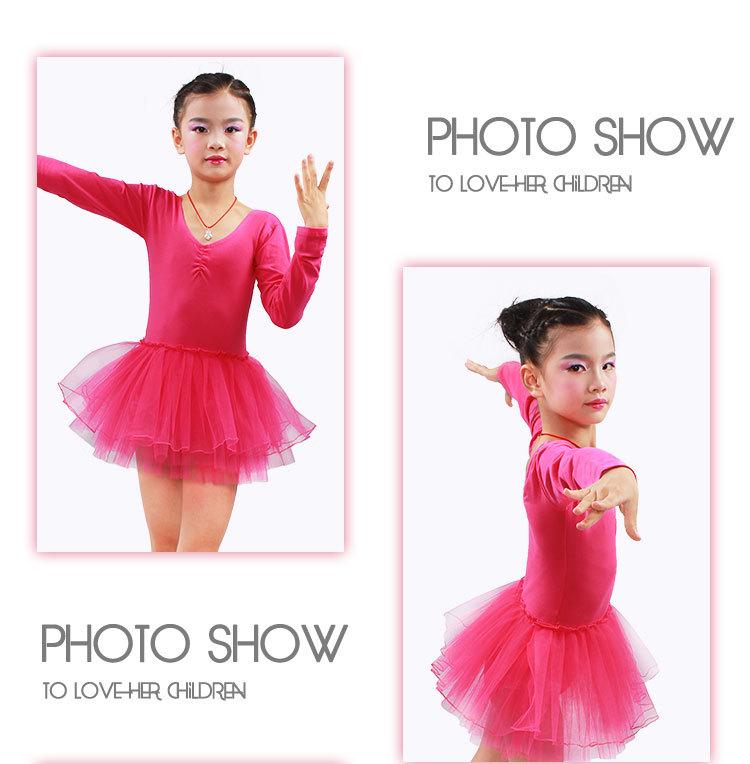Wucaiyue Cotton Dance Outfit: Ballet Tulle Skirt Leotard for Girls & Women - Latin & Chinese Folk Performance Costume