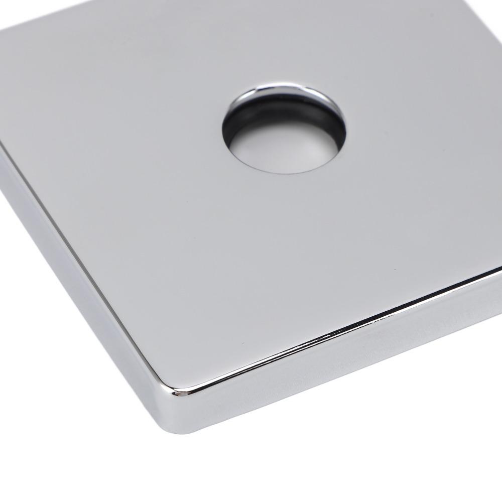 Square Shower Arm Cover Plate Plumbing Cover Plate Standard 1/2 Inch Bathroom Shower Pipe