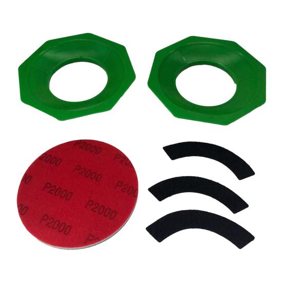 

2Pcs Bowling Ball Stand Universal Sanding Pad Holder Precision Surface Maintenance Tool Bowling Cleaning Polishing Display Base Bowling Accessories зелёный