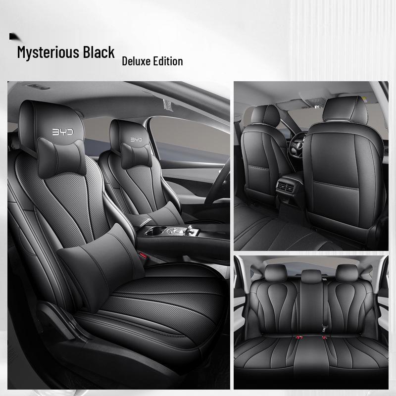Pernițe pentru scaune auto din piele integrală, pentru toate anotimpurile, pentru BYD Seal 05DM-i - Potrivire universală pentru cinci locuri