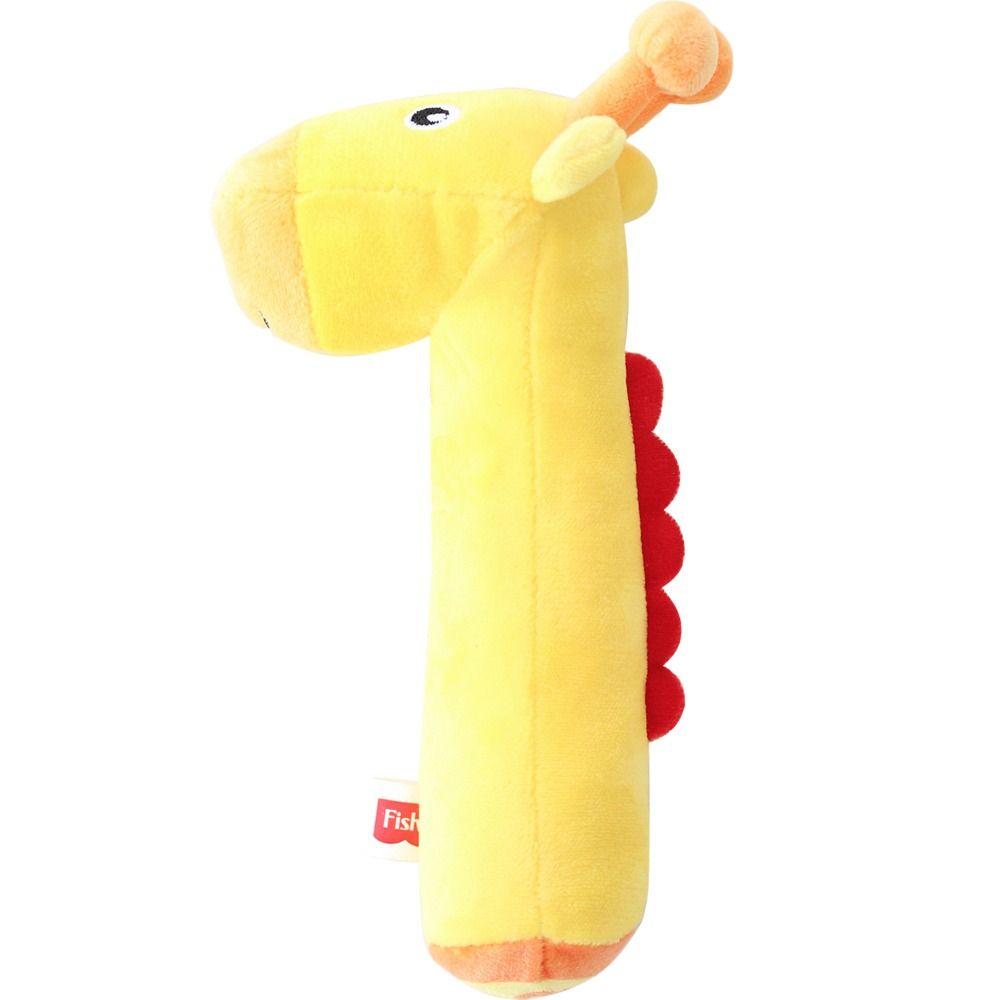 Soft Hand-cranked Bell Toys Plush Soothing Plush Animal Toy Hand-cranked Stick  Birthday