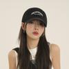 Korean Style Letter Embroidered Cap Cotton Cotton Peaked Hat Sunscreen Baseball Cap  Boys Girls
