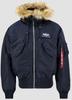 Alpha Industries 45P Hooded Winter Jacket Blue