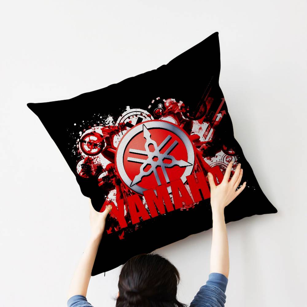 Motorcycle Cool Y-YaMmahaS Cushion Cover Pillowcase Upholstery Sofa Throw Pillow Home Decor Pillowcas