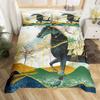 Cowgirl Horse Duvet Cover Set King Romantic Butterfly Bedding Set Farm Animal Comforter Cover Western Tribal Boho Quilt Cover