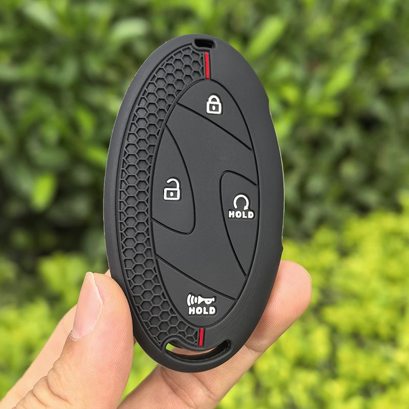 Silicone Car Key Case For Hyundai Kona Ev N-Line Tucson 2025 Grandeur GN7 IONIQ 6 Santa Fe MX5 Garden Gl Remote Key Protect