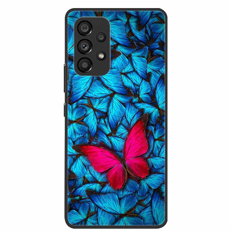 For Samsung Galaxy A53 5G Case Animals Silicone TPU Soft Phone Back Cover Case For Samsung A53 5G SamsungA53 Wolf Funda Coque