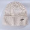 Women's Winter Warm Knitted Hat Korean Style Versatile Big Head Circumference Showing Face Small Windproof Ear Protection Wool Hat