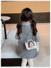 Labubu Children's Plush Lace Pearl Shoulder Bag - Crossbody Storage for Kindergarten Kids