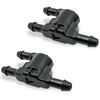 2PCS Windshield Washer Check Valve – 3-Port Y Connector Replacement for Wiper Nozzle System, Fits OE# 8532128020, Compatible with Toyota Lexus