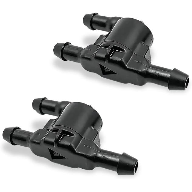 2PCS Windshield Washer Check Valve – 3-Port Y Connector Replacement for Wiper Nozzle System, Fits OE# 8532128020, Compatible with Toyota Lexus