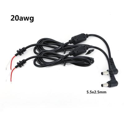 DC 5.5 x 2.5 mm Laptop Stromanschlussbuchse DC Stecker Adapter Ladekabel 120W für Notebook-Ladegerät 1.18M