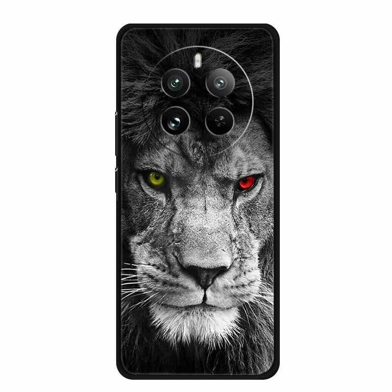 For Realme 12 4G 5G Case 12 Pro + Wolf Lion Silicone Cover For Oppo Realme 12 5G Phone Cases Soft TPU Fundas For Realme 12 Plus