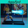 Lampada da Notte Goku Genkidama di Dragon Ball Z con Design Magnetico per Fan degli Anime