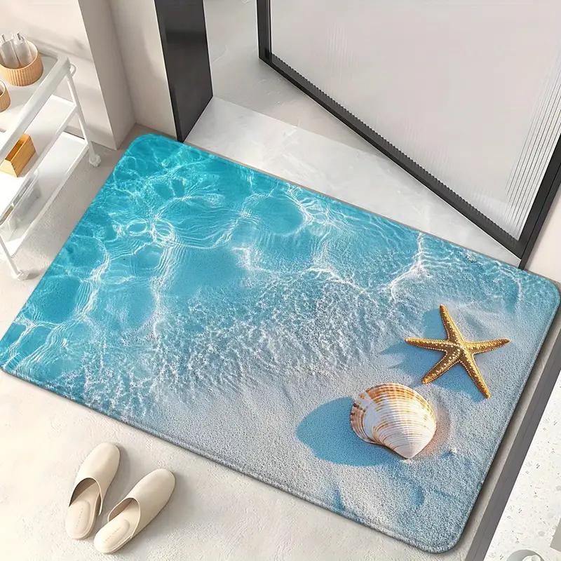 Ozeanelement Fußmatte Wohnzimmer Schlafzimmer Eingang Fußmatte Teppiche Küche Haustür Matten Rutschfester Teppich Fußmatte Heimdekor