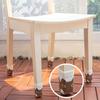 4Pcs Cartoon Chair Leg Knitting Socks Protectors Table Leg Foot Non-Slip Colorful