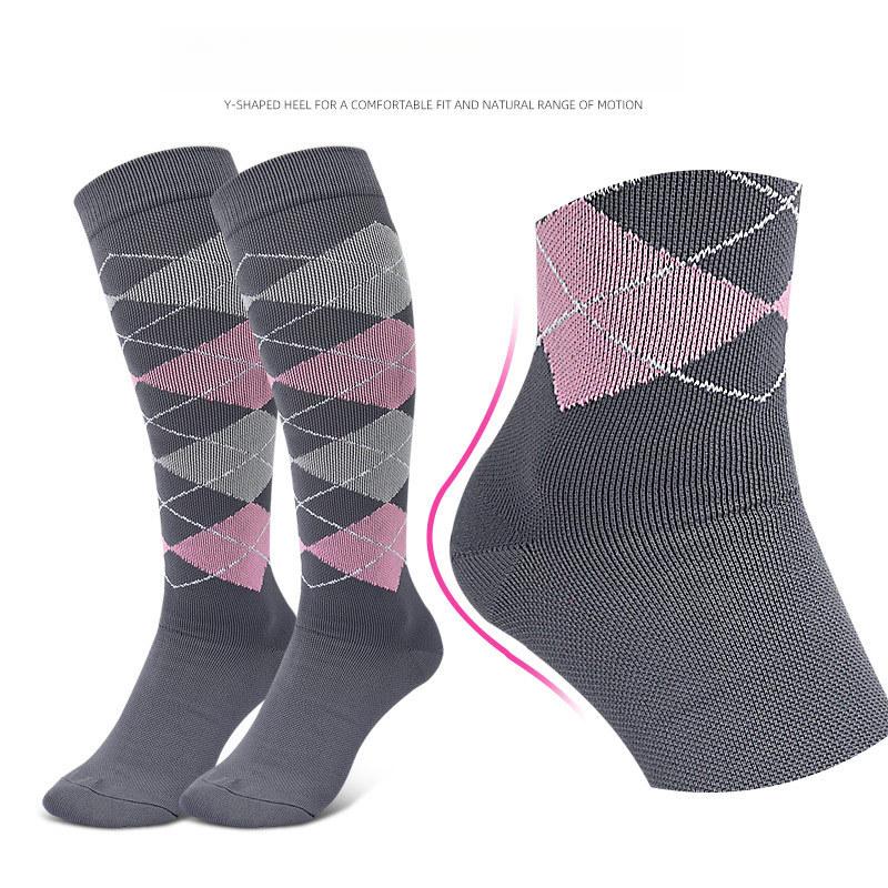 Pattern Combination Compression Stockings Outdoor Sports Fitness Marathon Elastic Micro-pressure Leg Pressure Socks