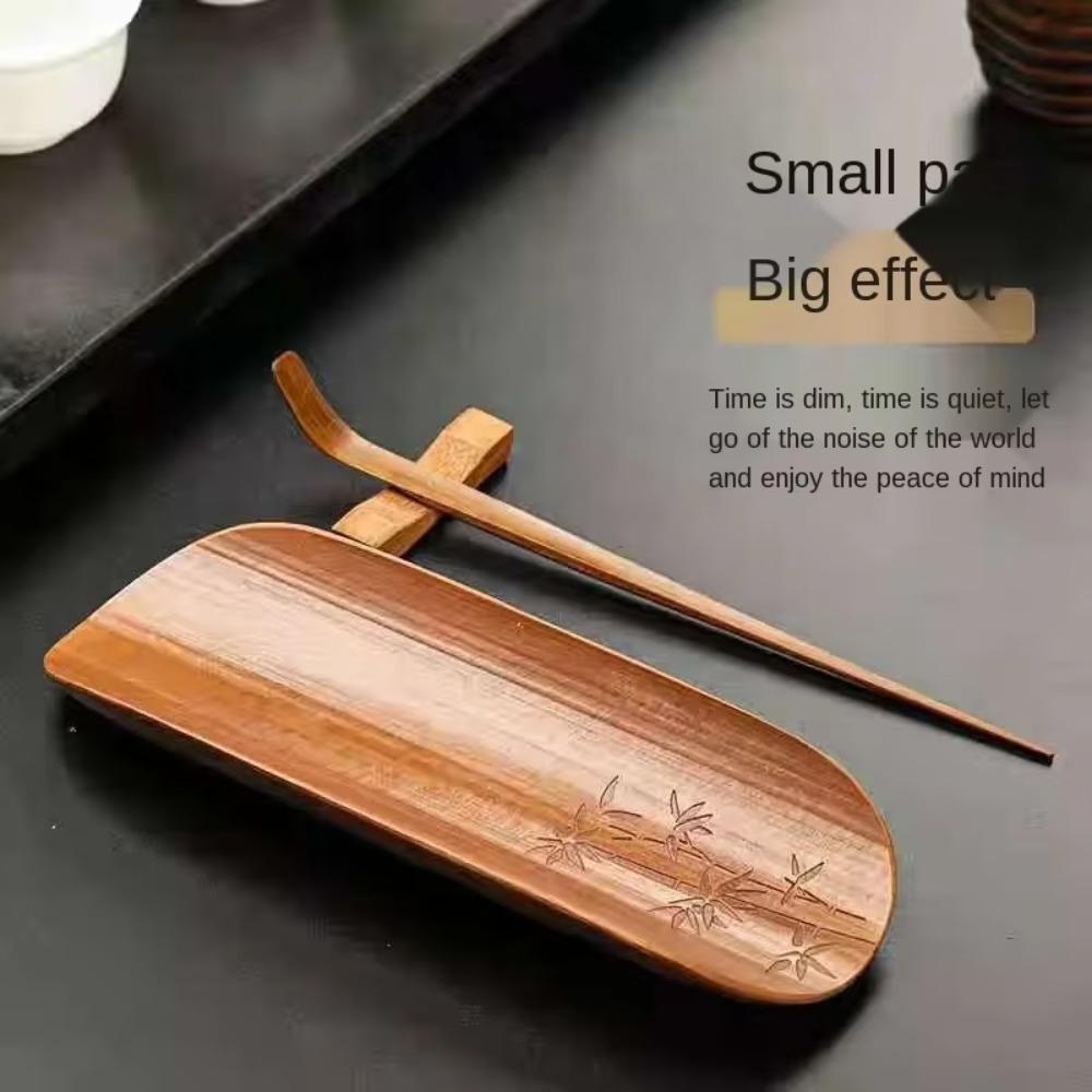 Traditional Tea Tool Set Chinese Tea Scraper Cha Ze Tea Rack  Home